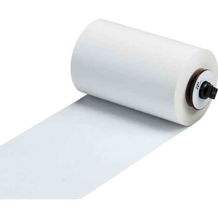 Brady R6700 IP Printer Ribbon, Roll of 984', White, 4.33 in. W x 984' L IP-R6707-WT
