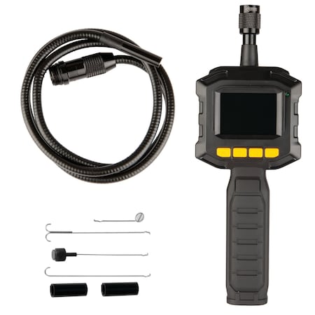 Performance Tool 2.4 in. LCD Inspection Camera, 8mm Submersible Camera, Flexible Neck W50145