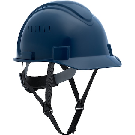 North Short Brim, Type I Vented, Hard Hat w/HDPE Shell, 4-Point Textile Suspension, Wheel Ratchet Adjustment NSB21071