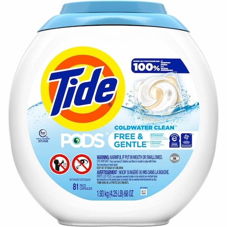 Tide Pods Laundry Detergent Packs, Color Safe, 4PK 91798