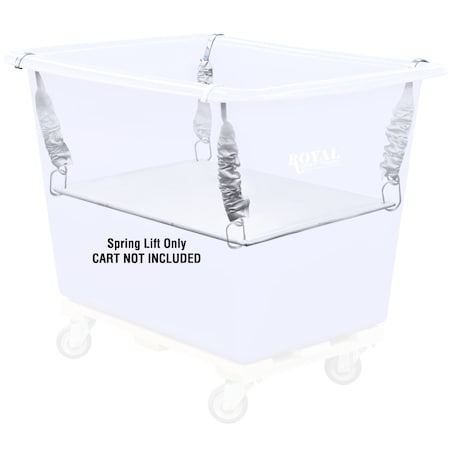 Royal Basket Trucks Cube Truck Spring Lift Kit, White G08-WWX-PSN