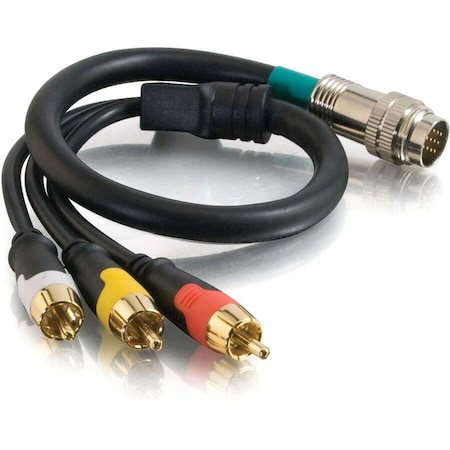 Monoprice RIGHT ANGLE POWER CORD - NEMA 5-15P TO RIGHT ANGLE IEC 60320 C13_ 14AW 42085
