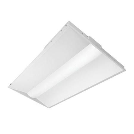 Eti Boost Center Basket Series Troffer, 120/277V, 24, 29, 32, 39W, LED Lamp, 5850 Lumens, Steel Fixture 64702301