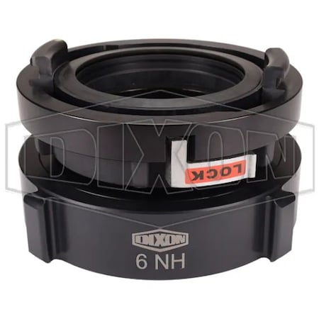 Dixon Rocker Lug Adapter with Buna-N Gasket, 5 x 6 in Nominal, Storz x Female NST NH Swivel End Style, A SFSA5060F