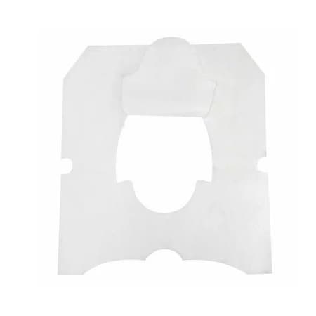 Hospeco Evogen Toilet Seat Covers, White, Half Fold - Case of 3000 EVNT-3125