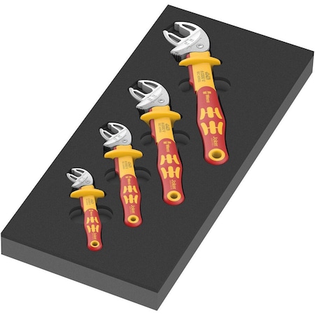 Wera 9734 Foam insert 6004 Joker VDE set 1, 4 pieces 5150124001