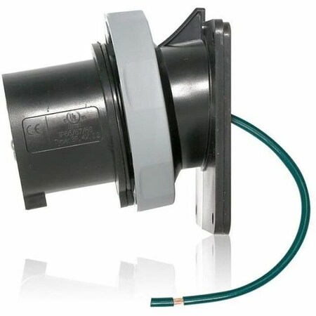 Leviton Pin & Sleeve Inlet, 20 A, 600V AC, Three Phase, 3 Pole, Screw Terminals Wire Connection Type Black 420B5WLEV