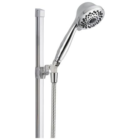 Delta Universal Showering Components Premium 7-Setting Glide Rail Hand Shower In Chrome 51751