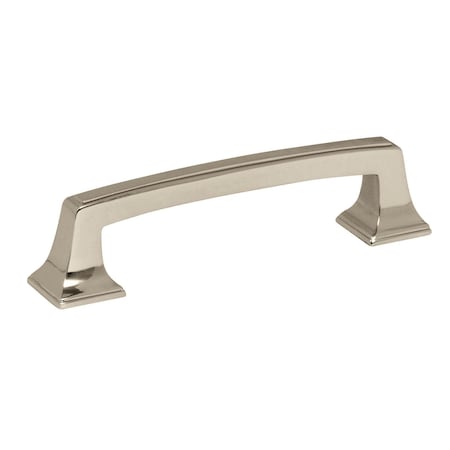 Amerock Mulholland 3-3/4 inch 96mm Center-to-Center Polished Nickel Cabinet Pull 2000732