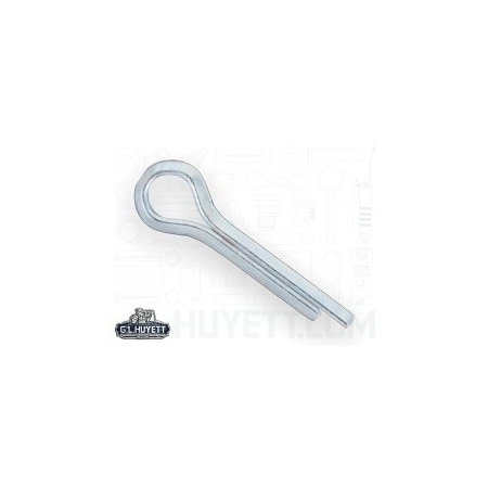 Huyett Cotter Pin, Zinc Plated Carbon Steel, 0.375 in Dia x 1.500 in Effective Length CP-375-1500
