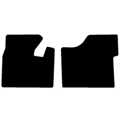 Replacement For Peterbilt 579 Year 2017 Black Front Floor Mats