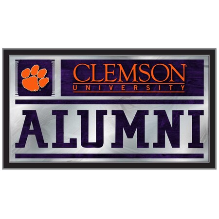 Holland Bar Stool Co Clemson 26" x 15" Alumni Mirror MAlumClmson