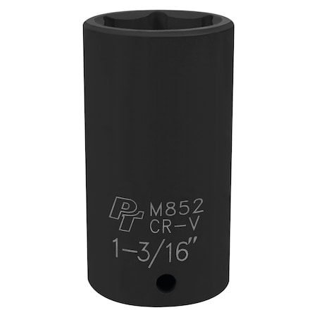 Performance Tool 1/2 In Dr. Deep Impact Socket 1-3/16 In Socket Dp Imp 1, M852 M852