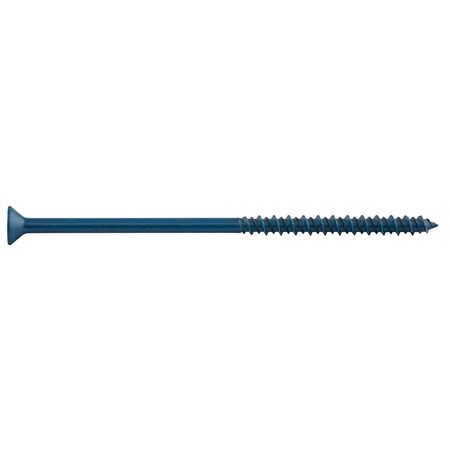 Dewalt Concrete Anchor Screw, 3/16 in Dia., Flat, 4 in L, Steel Zinc Plated, 500 PK DFM12772SB