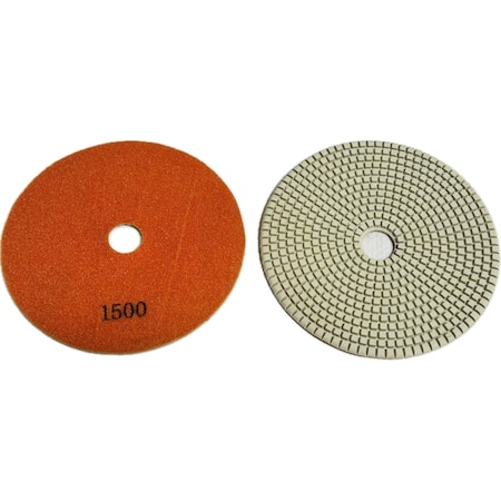 Vantage Product Flexible Risen Bond Dry Polishing Pad, Concrete Finishing, 7'' R-FB71500
