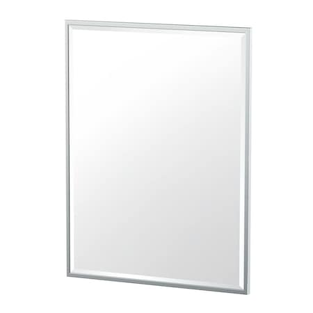 Gatco Flush Mount EZ Hanging 32.5" Framed Rectangular Mirror, Chrome 1822
