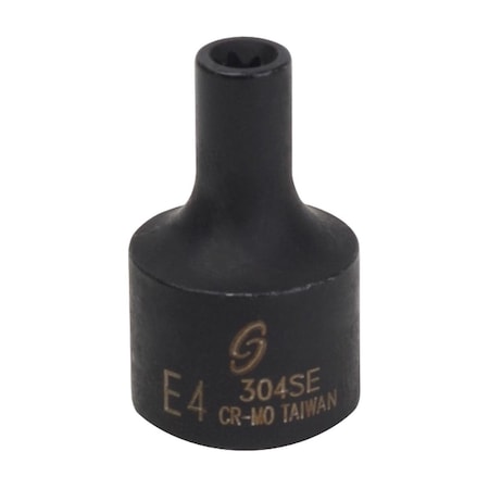 Sunex 3/8 in Drive E4 External Star Impact Socket 304SE