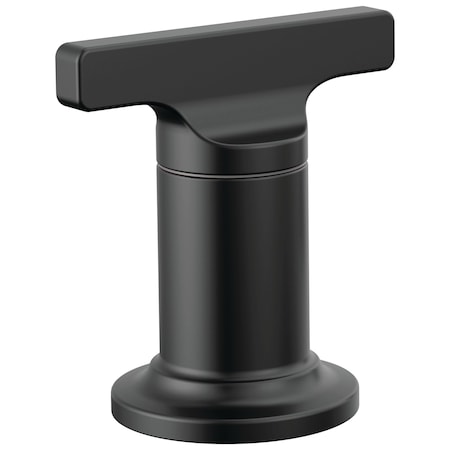 Delta Tetra Roman Tub Handles - T-Lever In Matte Black H590BL