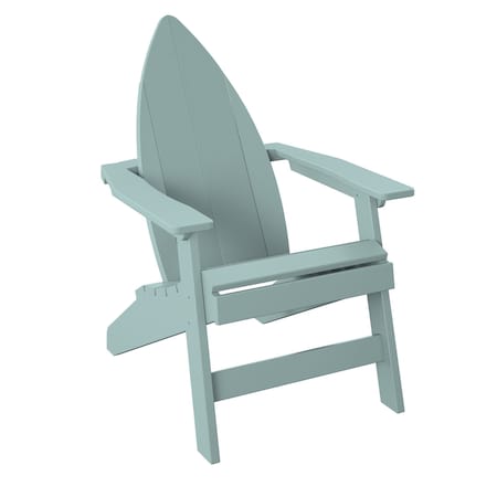 Polybird SURFBOARD ADIRONDACK-NOSE CHAIR. SAGE POLYBIRD P81