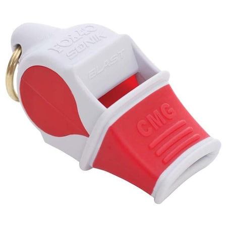 Whole-In-One Sonik Blast Cmg Whistle - White & Red WH3563594