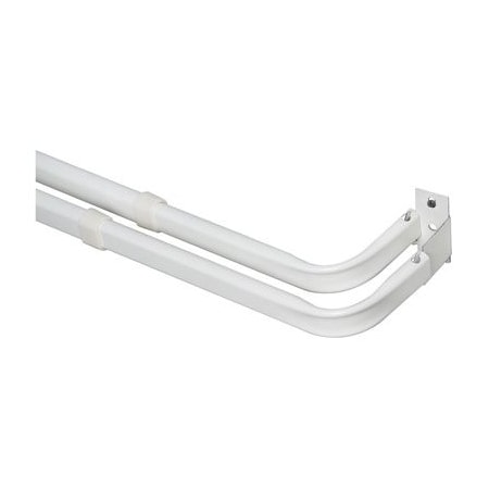 Kenney Mfg 48-86 WHT DBL Curt Rod KN522