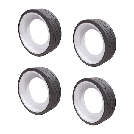 Mytee Products 4Pk JLG 2915012 Non-Marking Rubber Scissor Lift Tire & Bolt Holes, Fits 1930ES, 1230ES, 4PK SL-JLG-323-100x4