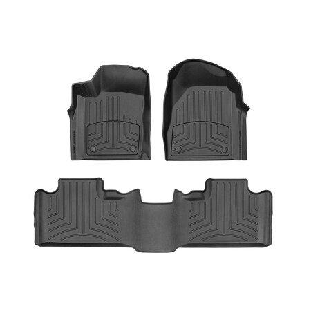 Weathertech Black, Front and Rear FloorLiner HP 449301IM-443242IM