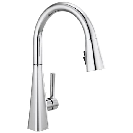 Delta Lenta Single-Handle Pull-Down Kitchen Faucet In Chrome 19802Z-DST