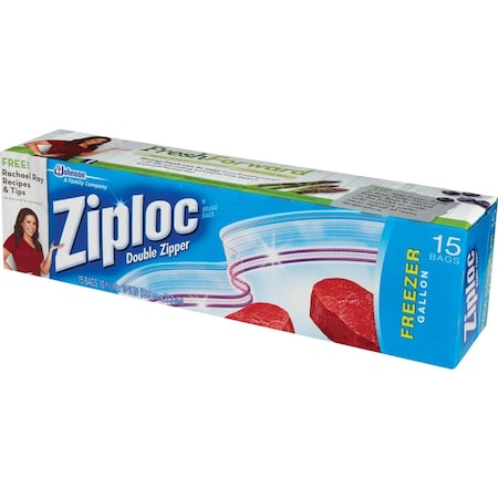 Ziploc 1 Gal. Double Zipper Freezer Bag, 16-Count 1365