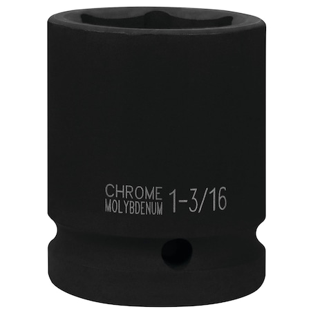 Performance Tool 3/4 in. Dr. Impact Socket, 6pt, 1-3/16 in., CrMo Steel M740-38