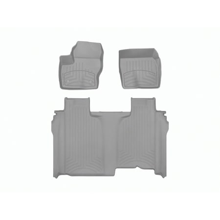 Weathertech Grey, Front and Rear FloorLiner HP 461436-1-5IM
