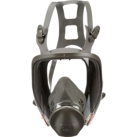 3M Full Facepiece Reusable Respirator, With Cool Flow Valve, 6000 Series, Size Medium 6800