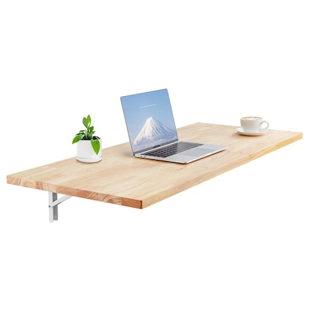 Vevor Wall Mounted Floating Folding Table Laptop Desk Home Office 47.24x19.69 in RBS-1
