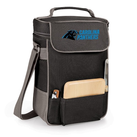 Picnic Time Family Of Brands NFL Carolina Panthers - Duet Wine & Cheese Tote 623-04-175-054-2