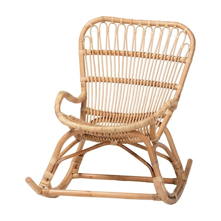Bali & Pari Mahin Rattan Rocking Chair 271-14776-ZORO