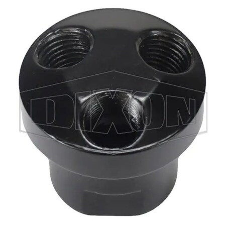 Dixon 3-in-1 Manifold, 1 1/2 in NPT Inlets x 3 1/4 in NPT Outlets, Aluminum, Domestic D3408