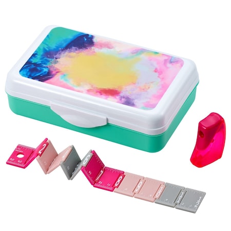 Its Academic Pencil Box Kit, For School & Office Supplies, Watercolor Design 24416-KIT-WC