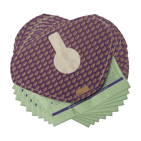 Proteam Vacuum Bag, 9 in H, Paper, PK10 107667
