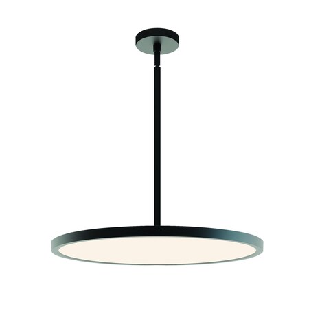 Afx Edge Round - LED Pendant - 20in W - 120-277V - Black EGRP20LAJUDBK