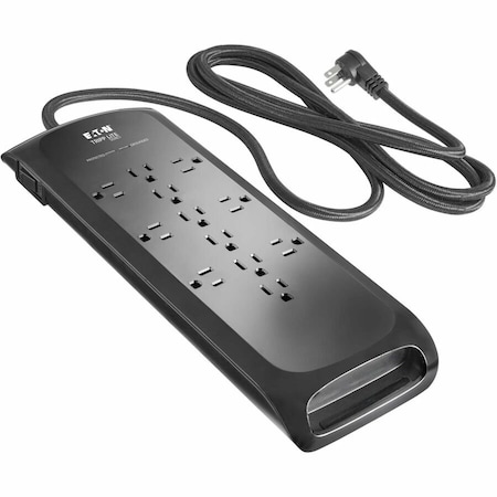 Eaton TRIPP LITE SERIES 12-OUTLET SURGE PROTECTOR - 5-15R OUTLETS, 2100 JOULES, 8 FT. TLP128DB