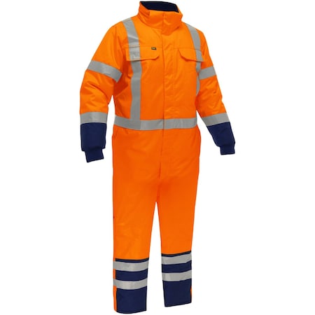 Bisley ANSI Type R Class 3 Coverall with X-Back 344M6453X-ORNV/S