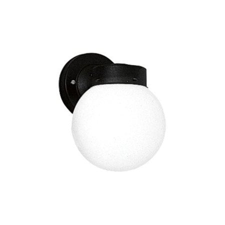 Progress Lighting 1-Light Outdoor Wall Fixture (Black, Globe) P5604-31