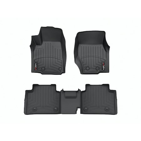 Weathertech Black, Front and Rear Floorliners 4417821-4416966