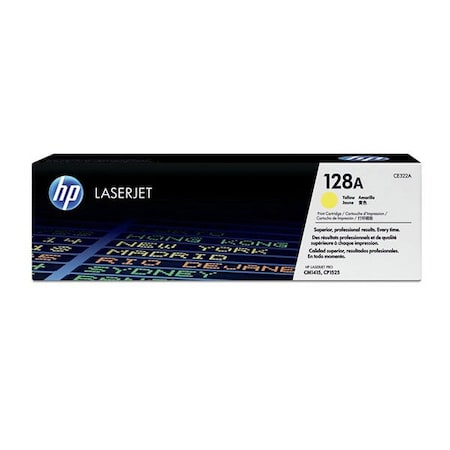 Hp 128A (CE322A) Yellow Original LaserJet Toner Cartridge (1,300 Yield) CE322A