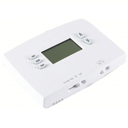 Honeywell Home Horizontal Programmable Thermostats, 2 Programs, 2 H, 1 C, Hardwired/Battery, 20/30VAC TH2210DH1000