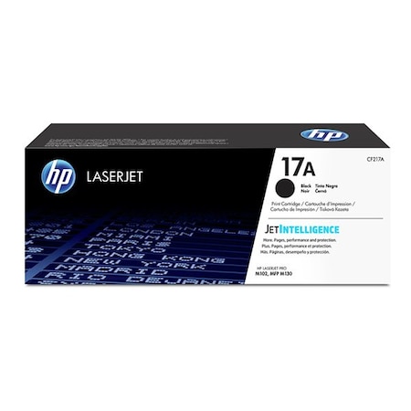Hp 17A (CF217A) Black Original LaserJet Toner Cartridge (1,600 Yield) CF217A
