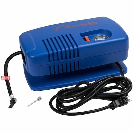 Champion Sports Deluxe Electric Inflating Pump, Blue, 6PK CSIEP1500