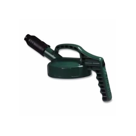 Oilsafe Stumpy Spout Lid, 1 in dia, Dark Green, Engineering Plastic 399-100503