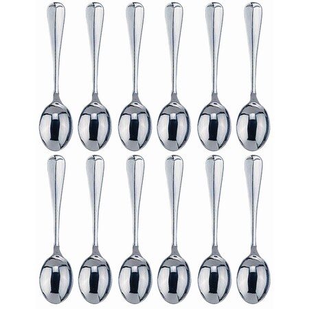 Hic Kitchen Fino Demi Spoon Set, Stainless Steel 61023D/12