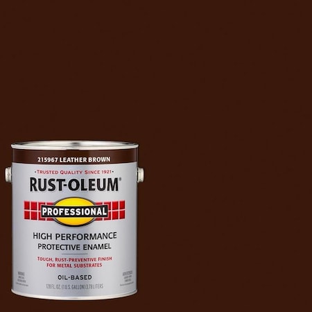 Rust-Oleum Professional Indoor and Outdoor Gloss Leather Brown Protective Paint 1 gal 215967-2